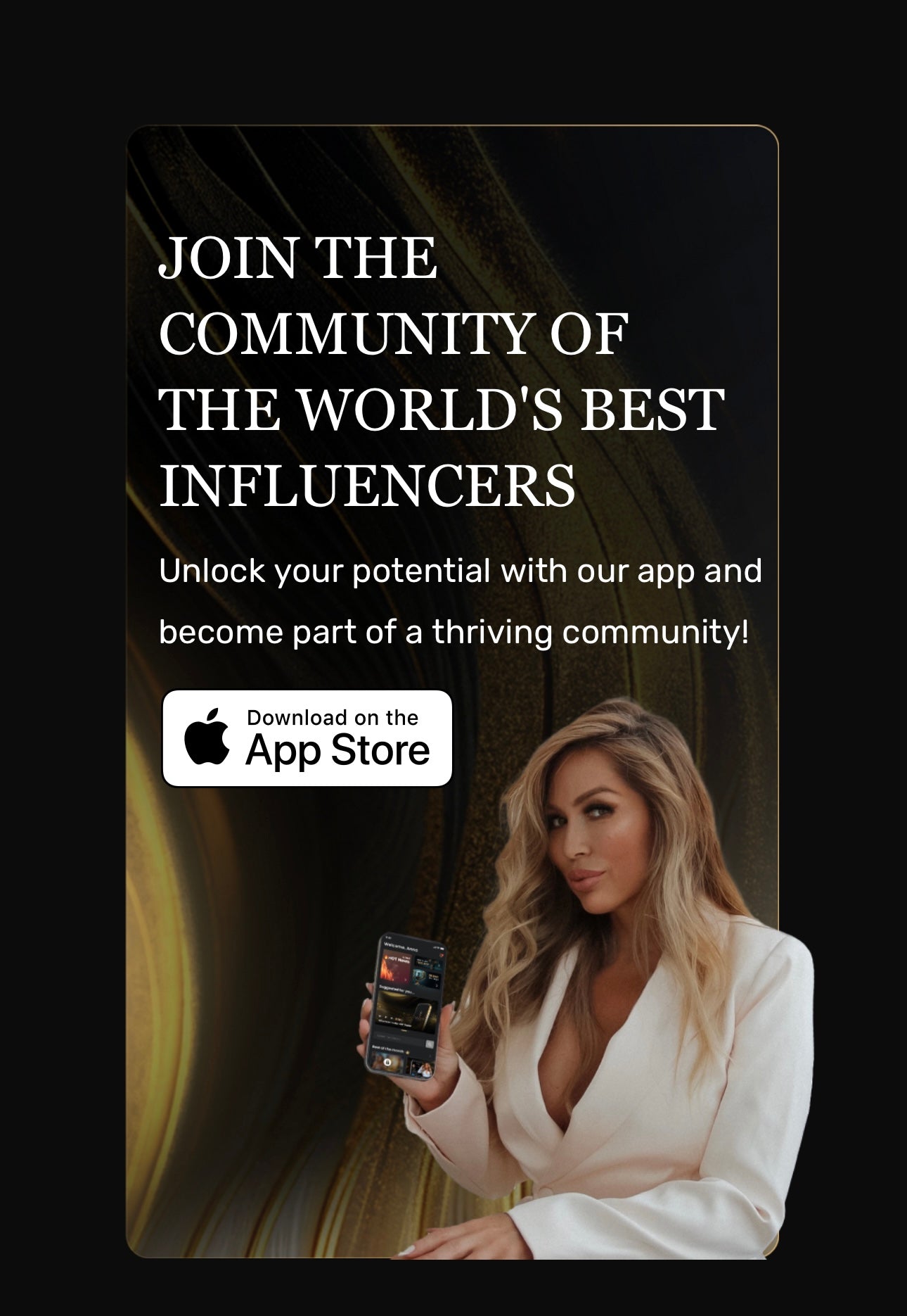 Membership influencer insider App